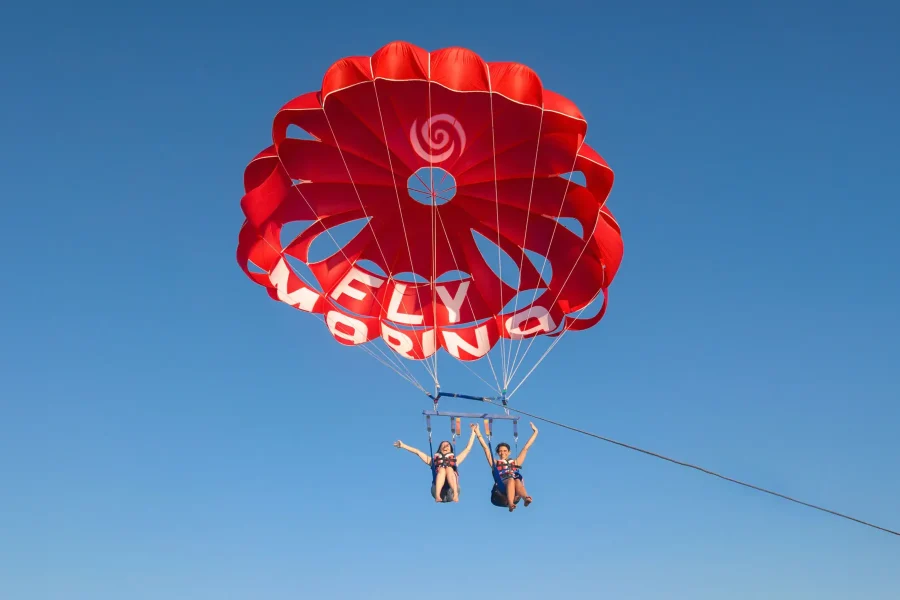From Albufeira : Single, Double or Triple Parasailing Tour