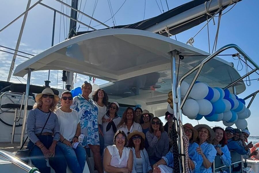 From Olhão : Full Day Private Catamaran in the Ria Formosa