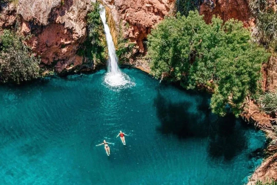 From Olhão : Authentic Algarve 4×4 Jeep Safari Tour in Tavira, Mountain Views and Waterfalls